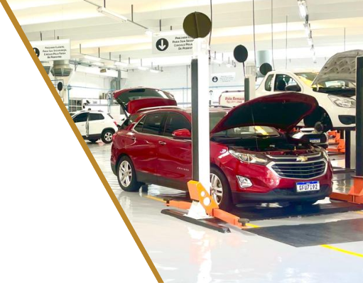 Serviços especializados Chevrolet - Tablet